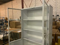 Urban vitrinekast staal wit - afbeelding 9 van  11