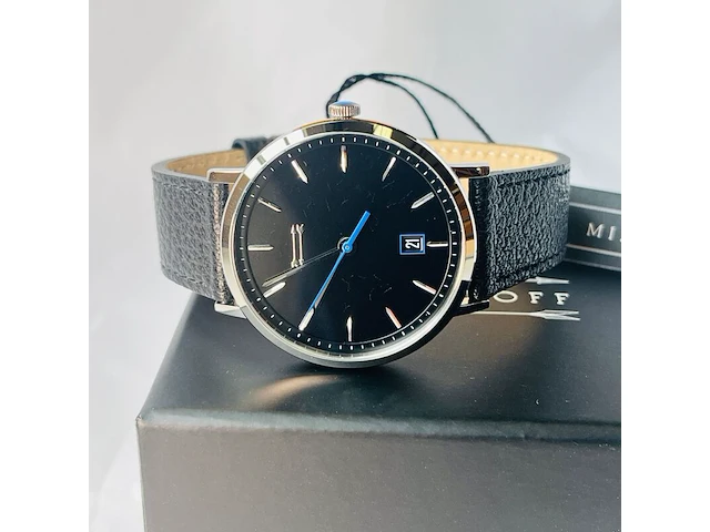 Uri minkoff herenhorloge - inclusief doos - nieuw - afbeelding 1 van  11