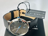 Uri minkoff herenhorloge - inclusief doos - nieuw - afbeelding 5 van  11