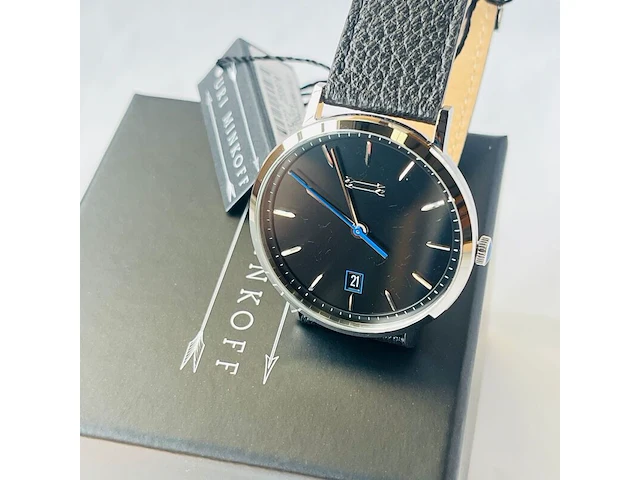 Uri minkoff herenhorloge - inclusief doos - nieuw - afbeelding 7 van  11