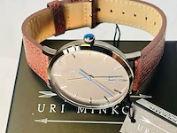 Uri minkoff herenhorloge - inclusief doos - nieuw - afbeelding 2 van  9