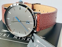Uri minkoff herenhorloge - inclusief doos - nieuw - afbeelding 4 van  9
