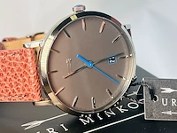 Uri minkoff herenhorloge - inclusief doos - nieuw - afbeelding 5 van  9