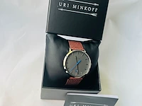 Uri minkoff herenhorloge - inclusief doos - nieuw - afbeelding 8 van  8