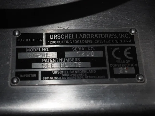 Urschel laboratories, inc. - afbeelding 3 van  11