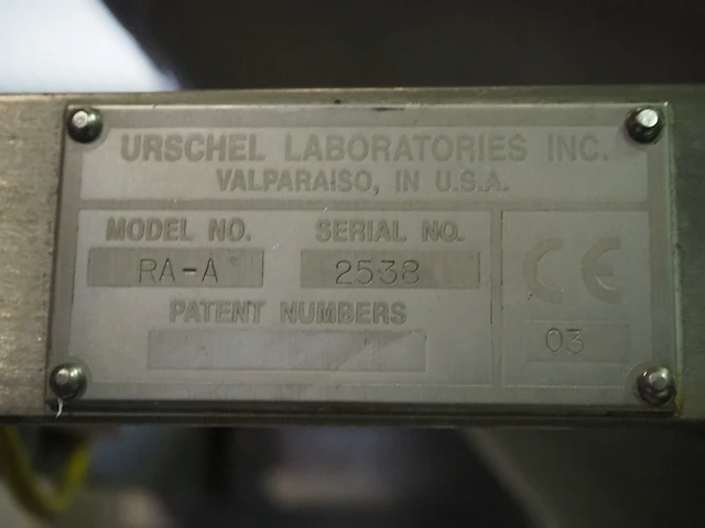 Urschel laboratories inc. - afbeelding 8 van  9