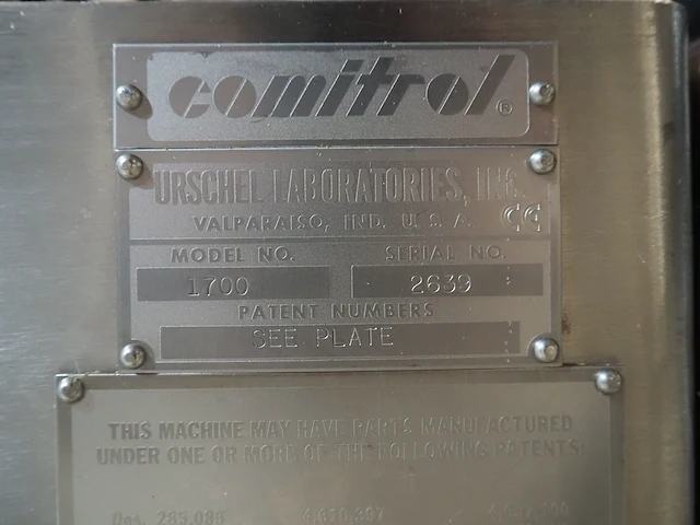 Urschel laboratories - afbeelding 5 van  14