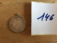 Us munt quar.dollar 1854 - afbeelding 1 van  2