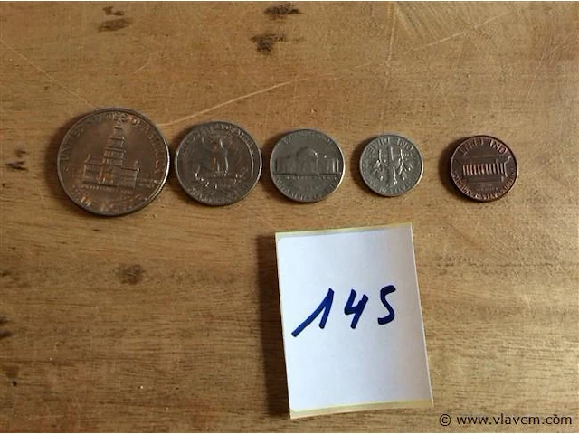 Us munten 5stuks - afbeelding 4 van  4