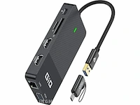 Usb-c hub - triple display - 4k video output giq - afbeelding 1 van  1