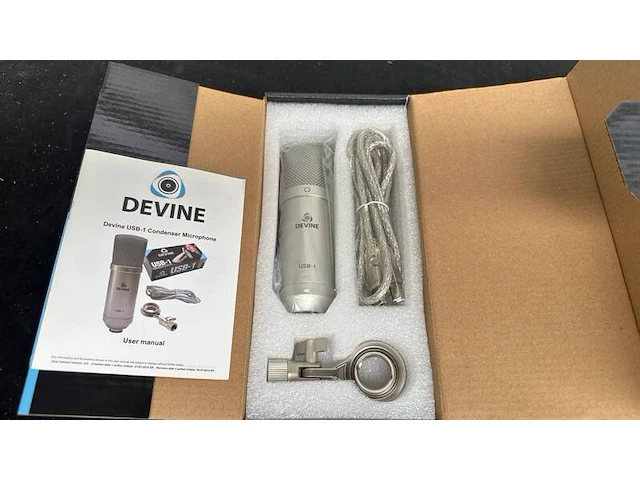 Usb condenser microphone devine, usb-1 - afbeelding 1 van  1