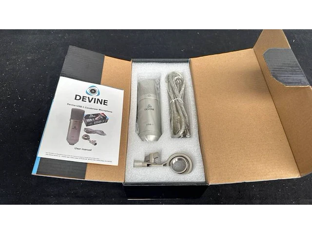 Usb condenser microphone devine, usb-1 - afbeelding 1 van  1