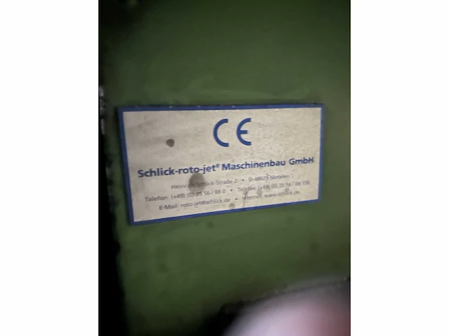 Usf schlick wheelabrator - 2009 - roto-jet - straalcabine/ verticale straalmachine - afbeelding 3 van  15
