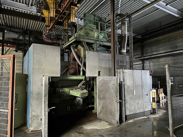 Usf schlick wheelabrator - 2009 - roto-jet - straalcabine/ verticale straalmachine - afbeelding 1 van  15
