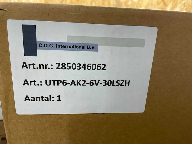 Utp6-ak2-6v-30lszh netwerkkabel 160m (4x) - afbeelding 6 van  6