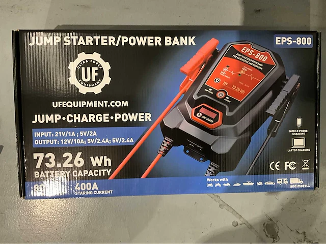 Utra force equipment - 2025 - eps-800 - startbooster / power bank - afbeelding 9 van  9