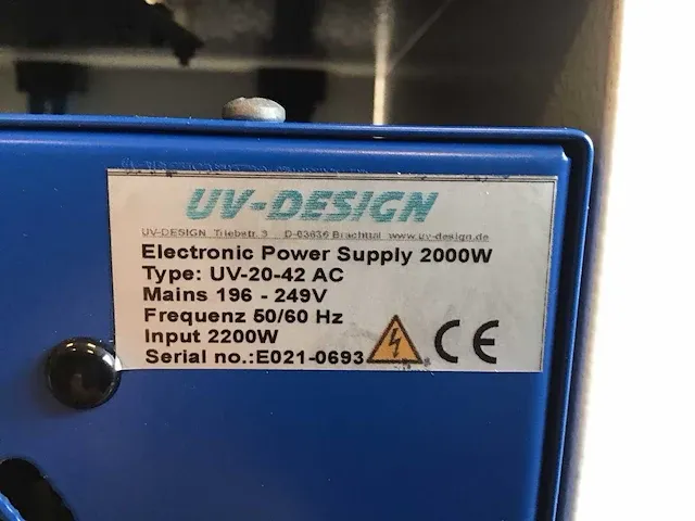 Uv-design uv-20-42 ac power supply - afbeelding 5 van  5