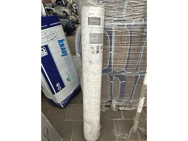 Uv-gevelbescherm-membraan rol 1,5x50m dupont tyvek 2524b uv facade - afbeelding 1 van  5