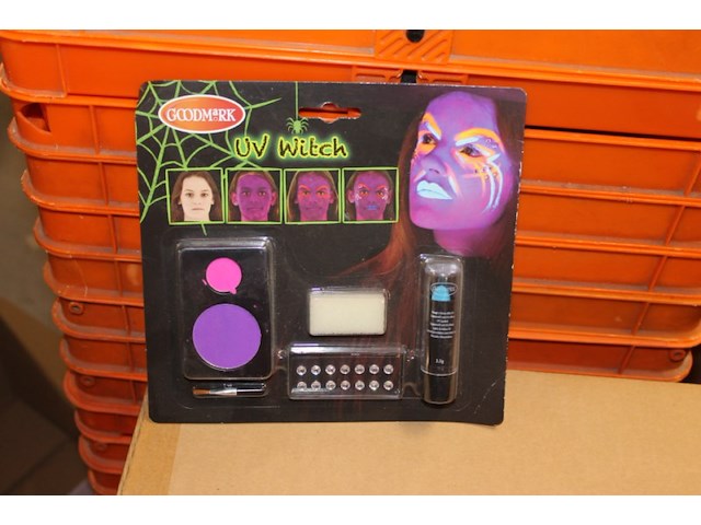 Uv schminck set 1x - afbeelding 3 van  3