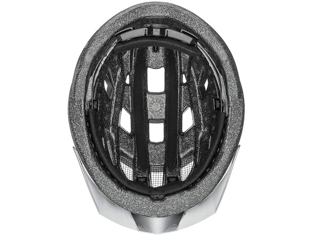 Uvex air wing cc fietshelm zwart/zilver mat - unisex - maat 56-60 - afbeelding 2 van  3