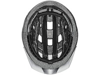 Uvex air wing cc fietshelm zwart/zilver mat - unisex - maat 56-60 - afbeelding 2 van  3