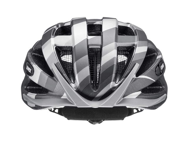 Uvex air wing cc fietshelm zwart/zilver mat - unisex - maat 56-60 - afbeelding 3 van  3