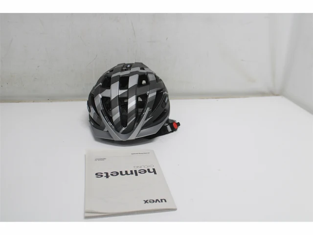 Uvex air wing cc fietshelm zwart/zilver mat unisex maat 56-60 - afbeelding 4 van  4