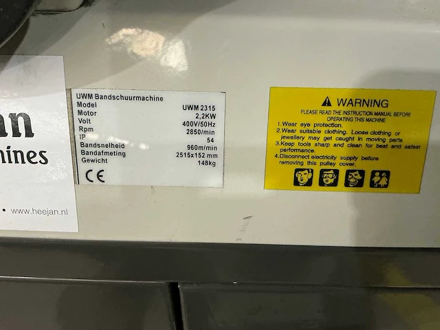 Uwm - kantenschuurmachine - afbeelding 6 van  7