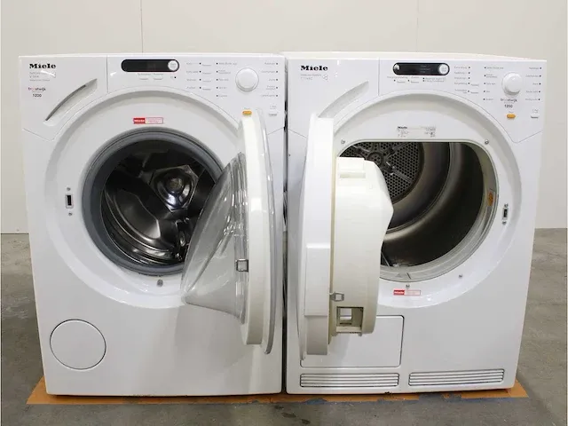 V 1814 softcare system wasmachine & miele t 7744 c softcare system droger - afbeelding 2 van  8