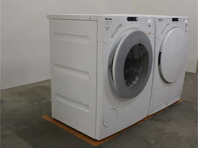 V 1814 softcare system wasmachine & miele t 7744 c softcare system droger - afbeelding 4 van  8