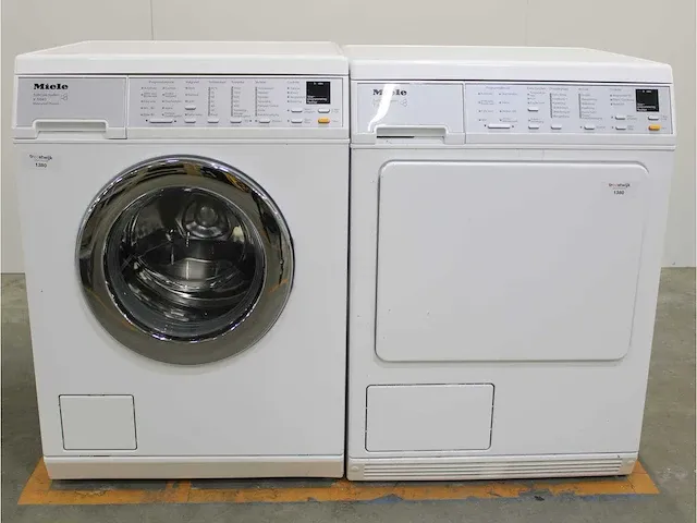 V 5645 softcare system wasmachine & miele t 8463 c softcare system droger - afbeelding 1 van  8