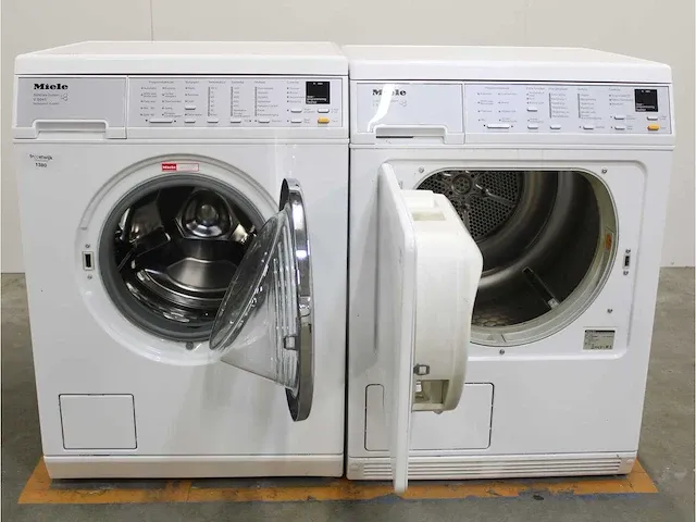 V 5645 softcare system wasmachine & miele t 8463 c softcare system droger - afbeelding 2 van  8