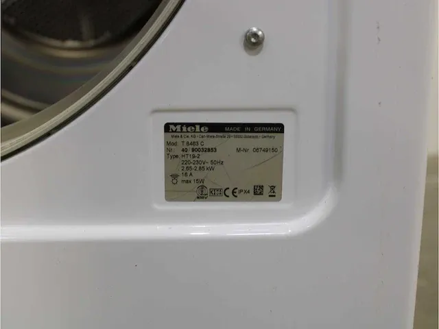 V 5645 softcare system wasmachine & miele t 8463 c softcare system droger - afbeelding 8 van  8