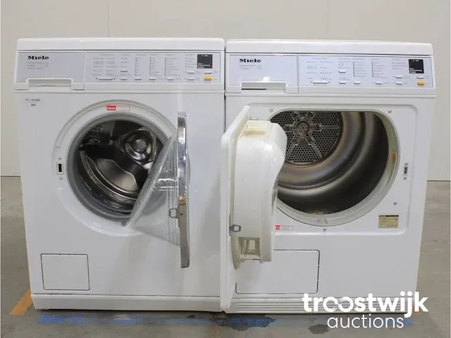 V 5645 softcare system wasmachine & miele t 8463 c softcare system droger - afbeelding 2 van  8