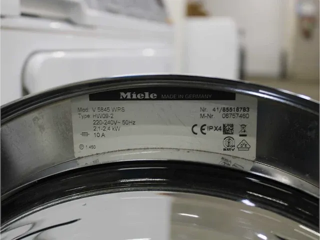 V 5845 softcare system wasmachine & miele t 8463 c softcare system droger - afbeelding 5 van  8