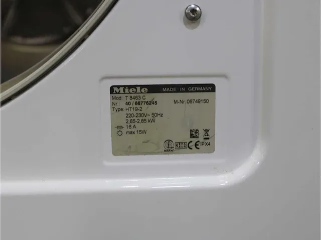 V 5845 softcare system wasmachine & miele t 8463 c softcare system droger - afbeelding 8 van  8