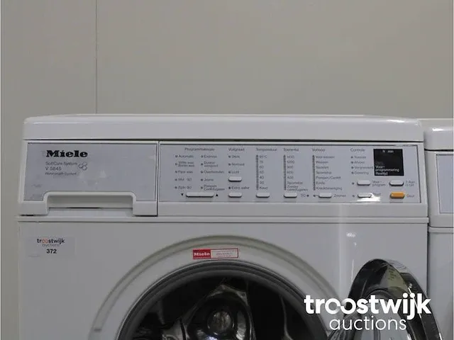 V 5845 softcare system wasmachine & miele t 8463 c softcare system droger - afbeelding 3 van  8