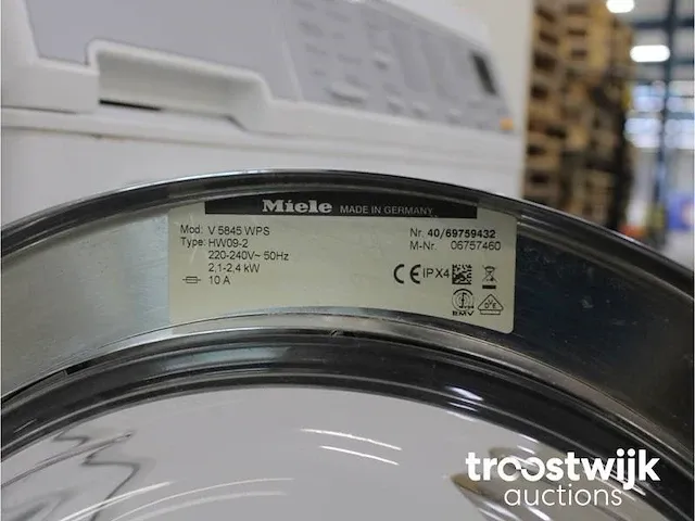 V 5845 softcare system wasmachine & miele t 8463 c softcare system droger - afbeelding 5 van  8