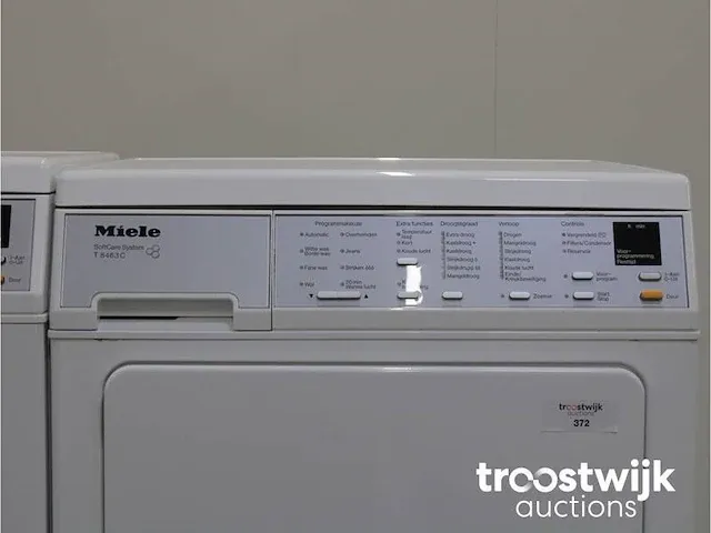 V 5845 softcare system wasmachine & miele t 8463 c softcare system droger - afbeelding 6 van  8