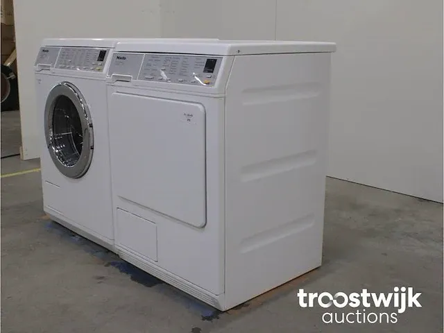 V 5845 softcare system wasmachine & miele t 8463 c softcare system droger - afbeelding 7 van  8