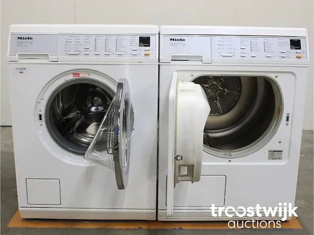 V 5845 softcare system wasmachine & miele t 8463 c softcare system droger - afbeelding 2 van  8