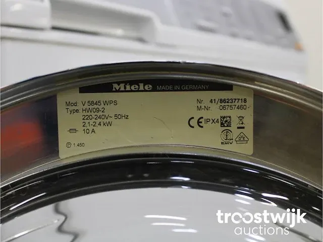 V 5845 softcare system wasmachine & miele t 8463 c softcare system droger - afbeelding 5 van  8