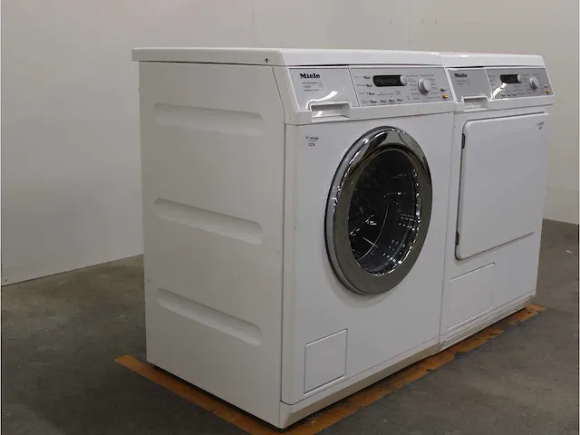 V 5849 softcare system wasmachine & miele t 8843 c softcare system droger - afbeelding 4 van  8