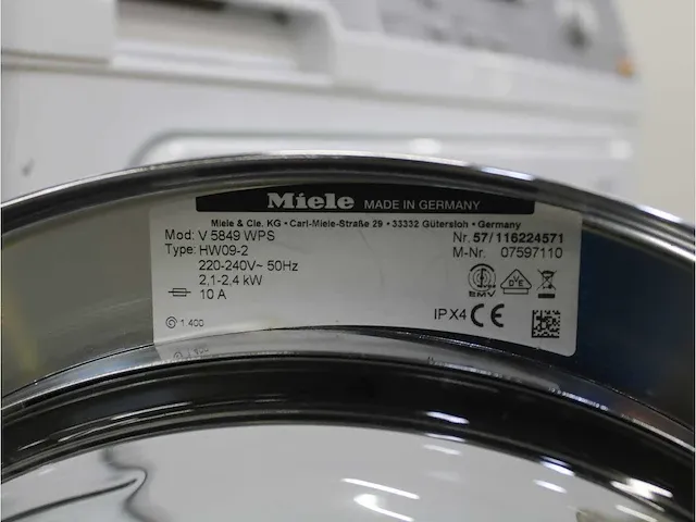 V 5849 softcare system wasmachine & miele t 8843 c softcare system droger - afbeelding 5 van  8