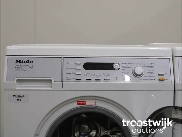 V 5868 softcare system wasmachine & miele t 8847 wp softcare system ecocomfort droger - afbeelding 3 van  8