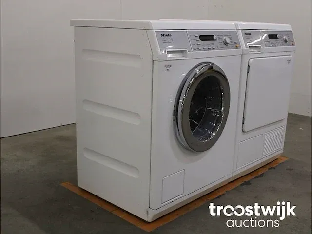 V 5868 softcare system wasmachine & miele t 8847 wp softcare system ecocomfort droger - afbeelding 4 van  8