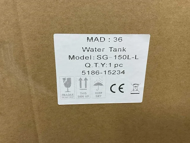 V-hc electric sg 150l warmtepompboiler - afbeelding 7 van  7