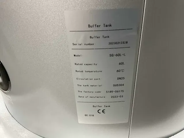 V-hc electric sg 60l warmtepompboiler - afbeelding 4 van  6