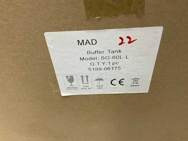 V-hc electric sg 60l warmtepompboiler - afbeelding 6 van  6