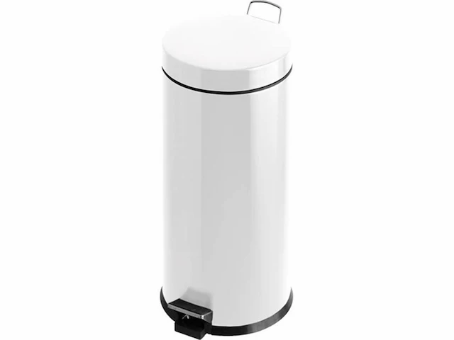 V-part pedaalafvalemmer 30 liter, wit - afbeelding 1 van  1